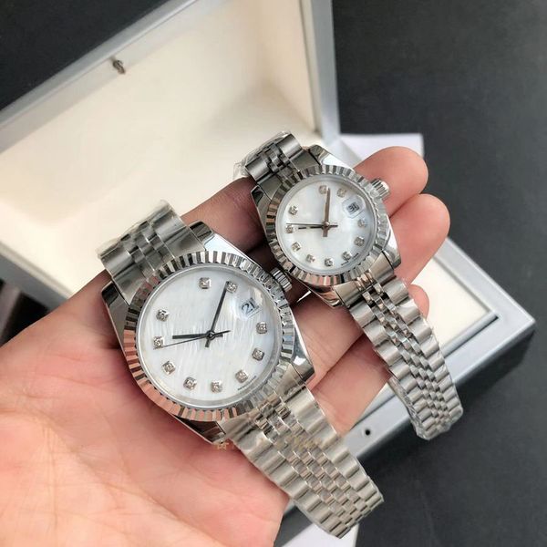 gd factory produces dayjust series men's and women's lovers watch 36/28mm size 8215 movement fine steel white dial sapphire glass, Slivery;brown
gd factory produces dayjust series men's and women's lovers watch 36/28mm size 8215 movement fine steel white dial sapphire glass, Slivery;brown