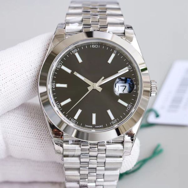 vs factory produces 126300 series men's classic mechanical watch 3235 integrated movement pure steel sapphire glass black dial smooth b, Slivery;brown
vs factory produces 126300 series men's classic mechanical watch 3235 integrated movement pure steel sapphire glass black dial smooth b, Slivery;brown