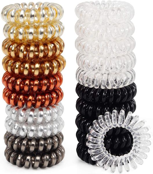 hair coils elastic hair bands plastic spiral hair ties women girls headwear ponytail holder telephone cable hair bobbles plastic hair access, Pink
hair coils elastic hair bands plastic spiral hair ties women girls headwear ponytail holder telephone cable hair bobbles plastic hair access, Pink