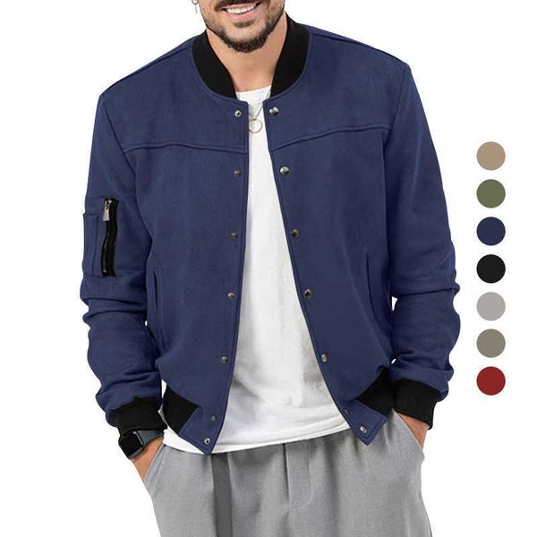 2023 autumn winter pure standing collar men's button cardigan jacket casual fashion american style jacket men's coat asian size s-, Black;brown
2023 autumn winter pure standing collar men's button cardigan jacket casual fashion american style jacket men's coat asian size s-, Black;brown