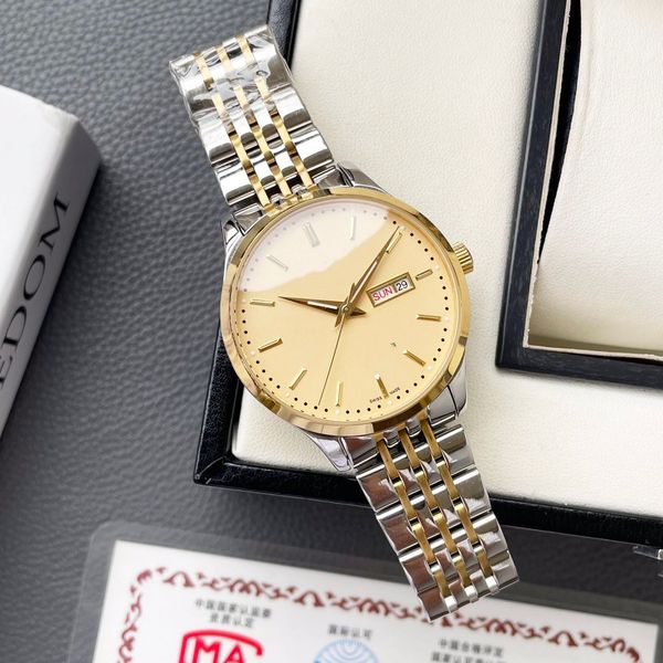2023 40.1mmm new mens sports watch designer luxury watch stainless steel material sapphire glass waterproof glow watch for men automatic wat, Slivery;golden
2023 40.1mmm new mens sports watch designer luxury watch stainless steel material sapphire glass waterproof glow watch for men automatic wat, Slivery;golden