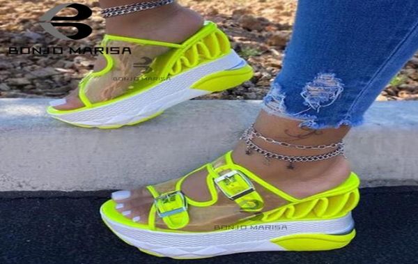 bonjomarisa new arrival fashion summer ins high wedges sandals women 2020 brand casual bright colors platform beach shoes woman1292952, Black
bonjomarisa new arrival fashion summer ins high wedges sandals women 2020 brand casual bright colors platform beach shoes woman1292952, Black