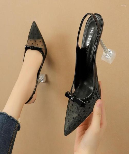 dress shoes fashion highheeled women autumn net surface wave point bow knot highheeled shoe transparent sandals fairy cat heel sh1997644, Black
dress shoes fashion highheeled women autumn net surface wave point bow knot highheeled shoe transparent sandals fairy cat heel sh1997644, Black