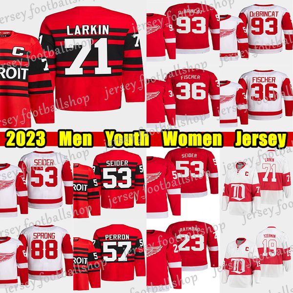 #71 dylan larkin reverse retro hockey jersey #93 alex debrincat moritz seider david perron gordie howe pavel datsyuk steve yzerman fischer l, Black;red
#71 dylan larkin reverse retro hockey jersey #93 alex debrincat moritz seider david perron gordie howe pavel datsyuk steve yzerman fischer l, Black;red