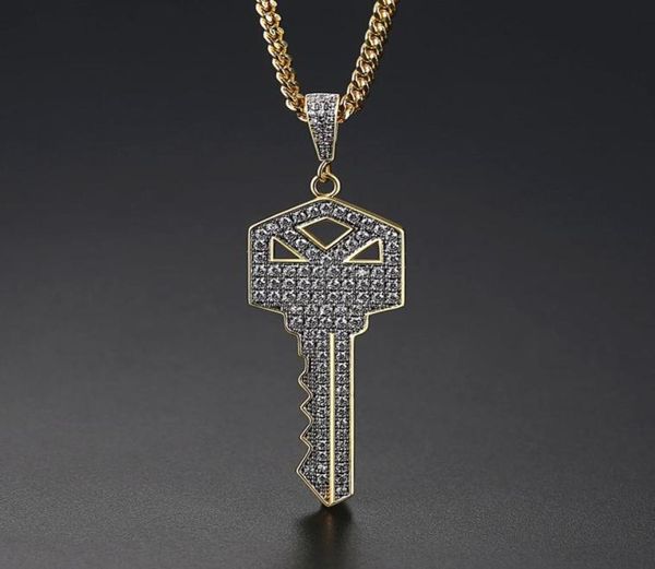 new men039s key style pendant necklace ice out cubic zircon gold color fashion rock street hip hop jewelry with chain for gift2269604, Silver
new men039s key style pendant necklace ice out cubic zircon gold color fashion rock street hip hop jewelry with chain for gift2269604, Silver