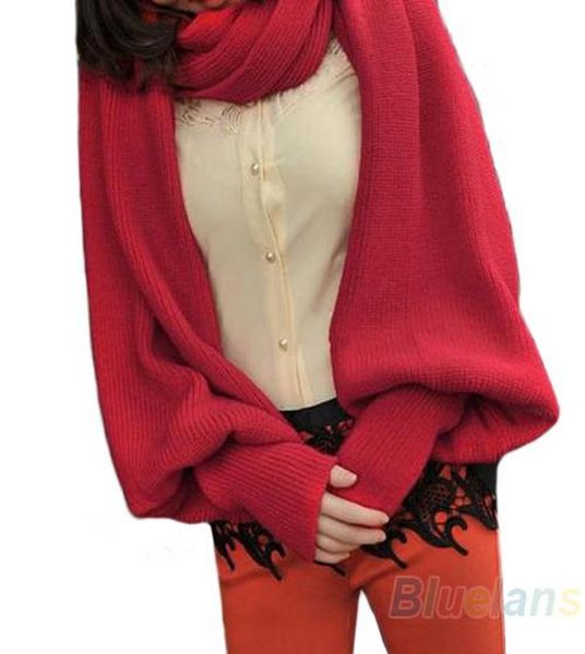 whole fashion style women solidsleeve crochet knit long soft wrap shawl scarves novelty 1ekj8408031, Blue;gray
whole fashion style women solidsleeve crochet knit long soft wrap shawl scarves novelty 1ekj8408031, Blue;gray