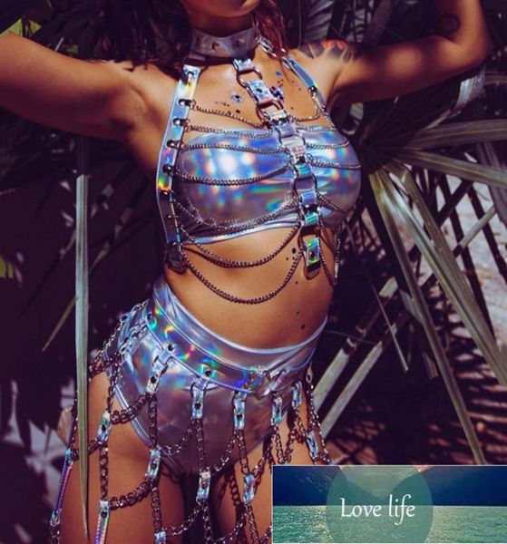 faux leather holographic outfit backless metal chain adjustable mini skirt summer night party rave festival 2 pcs sets f8790895, Black;white
faux leather holographic outfit backless metal chain adjustable mini skirt summer night party rave festival 2 pcs sets f8790895, Black;white