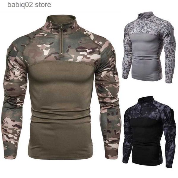 men's t-shirts 2023 new mens camouflage tactical military clothing combat shirt assault long sleeve tight t shirt army come t230907, White;black
men's t-shirts 2023 new mens camouflage tactical military clothing combat shirt assault long sleeve tight t shirt army come t230907, White;black