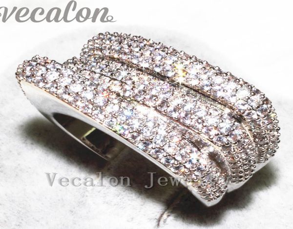vecalon vintage pave set 240pcs simulated diamond cz engagement wedding band ring for women 10kt white gold filled finger ring9623768, Slivery;golden
vecalon vintage pave set 240pcs simulated diamond cz engagement wedding band ring for women 10kt white gold filled finger ring9623768, Slivery;golden