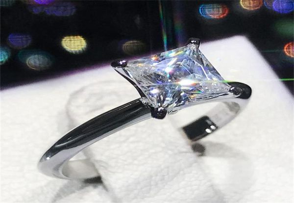 classic luxury real solid 925 sterling silver ring 2ct princesscut sona diamond wedding jewelry rings engagement for women size 57564776, Slivery;golden
classic luxury real solid 925 sterling silver ring 2ct princesscut sona diamond wedding jewelry rings engagement for women size 57564776, Slivery;golden