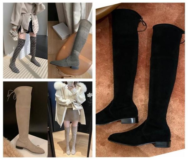 2022 kneehigh boots autumn winter black brown nude round head thick heel flat long elastic female women thighhigh knee boot warm6757061
2022 kneehigh boots autumn winter black brown nude round head thick heel flat long elastic female women thighhigh knee boot warm6757061