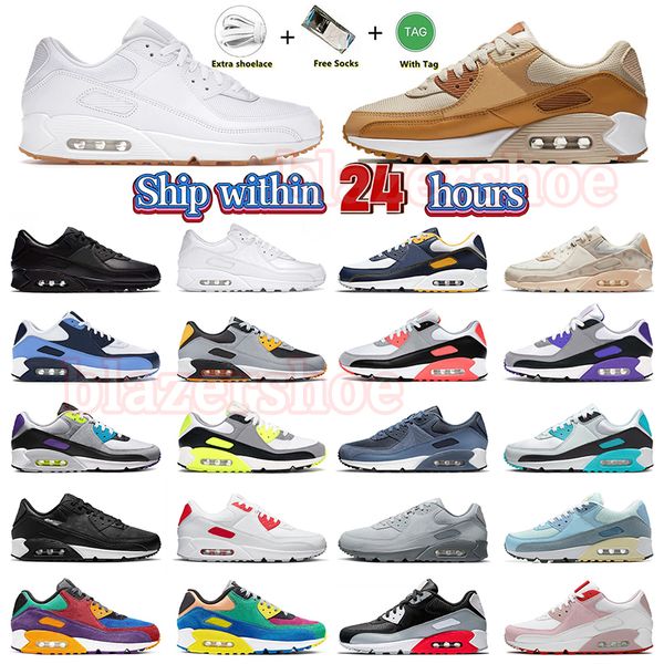 sports 2023 max 90 running shoes for mens women 90s sneakers white gum caramel triple black leather white mesh michigan infrared unc trainer
sports 2023 max 90 running shoes for mens women 90s sneakers white gum caramel triple black leather white mesh michigan infrared unc trainer