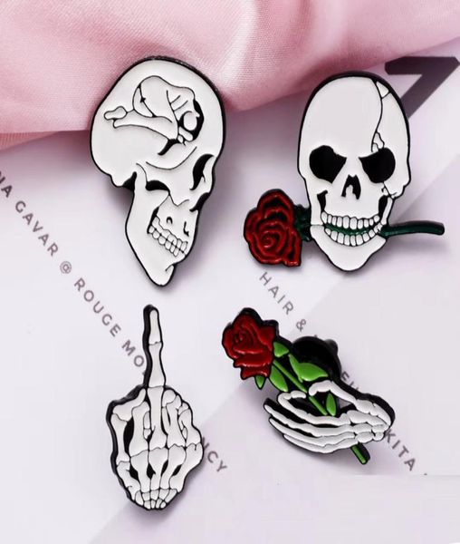 broocheuropean and american personality skull brooch exaggerated bone rose hat shirt bag allmatch dripping alloy brooch2270836, Gray
broocheuropean and american personality skull brooch exaggerated bone rose hat shirt bag allmatch dripping alloy brooch2270836, Gray