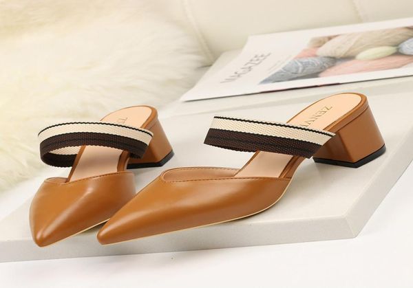 women slippers striped women slippers pointed toe women039s slipper chunky heel woman slipper simple woman sandal zy284741075, Black
women slippers striped women slippers pointed toe women039s slipper chunky heel woman slipper simple woman sandal zy284741075, Black