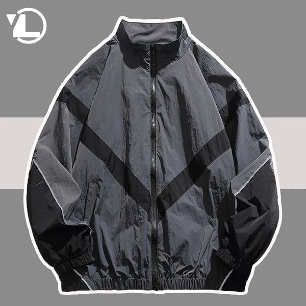 men's jackets patchwork varsity jacket men women stand collar color block street college coat spring autumn casual japanese harajuku ja, Black;brown
men's jackets patchwork varsity jacket men women stand collar color block street college coat spring autumn casual japanese harajuku ja, Black;brown