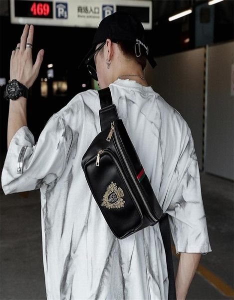 fashion designer chest bag men waist fanny pack embroidered leather crossbody shoulder bag black purse men039s belt bum bag 2203261210
fashion designer chest bag men waist fanny pack embroidered leather crossbody shoulder bag black purse men039s belt bum bag 2203261210