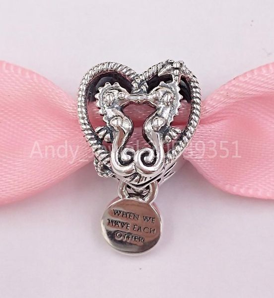 andy jewel authentic 925 sterling silver beads openwork seahorses heart charm charms fits european style jewelry bracelets & necklace 798949, Black
andy jewel authentic 925 sterling silver beads openwork seahorses heart charm charms fits european style jewelry bracelets & necklace 798949, Black
