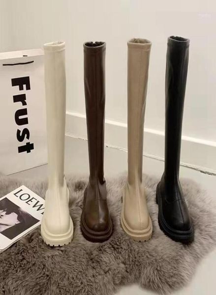 boots women platform winter gothic shoes long fashion black beige mid calf round toe slip on riding2868857
boots women platform winter gothic shoes long fashion black beige mid calf round toe slip on riding2868857