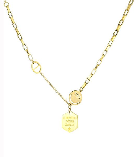 korean geometric square brand gold necklace net red new titanium steel silver pendant fashion jewelry yiwu small commodity wholesale3033707
korean geometric square brand gold necklace net red new titanium steel silver pendant fashion jewelry yiwu small commodity wholesale3033707