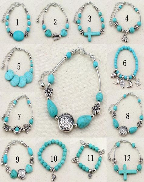 bohemian natural turquoise stone beads bracelets for women elephant dolphin sea turtle owl charm beach bangle fashion handmade jewelry961958, Golden;silver
bohemian natural turquoise stone beads bracelets for women elephant dolphin sea turtle owl charm beach bangle fashion handmade jewelry961958, Golden;silver
