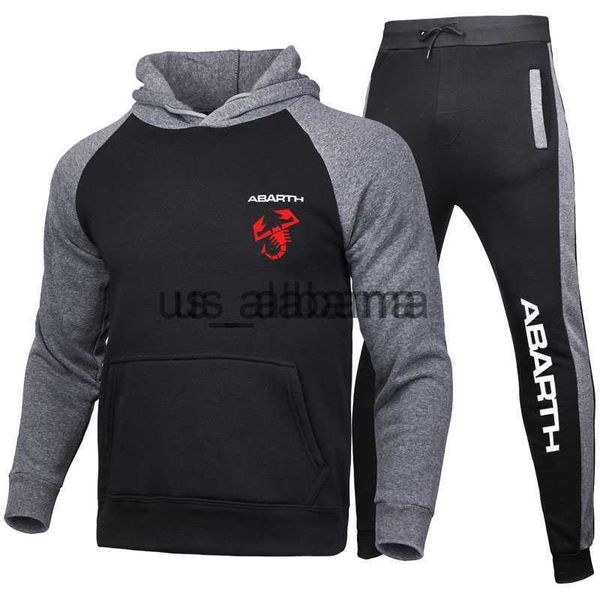 men's tracksuits men's hoodie set spring autumn new trendy men's sportswear suit abarth print hooded sweatshirt + sweatpants, Gray
men's tracksuits men's hoodie set spring autumn new trendy men's sportswear suit abarth print hooded sweatshirt + sweatpants, Gray