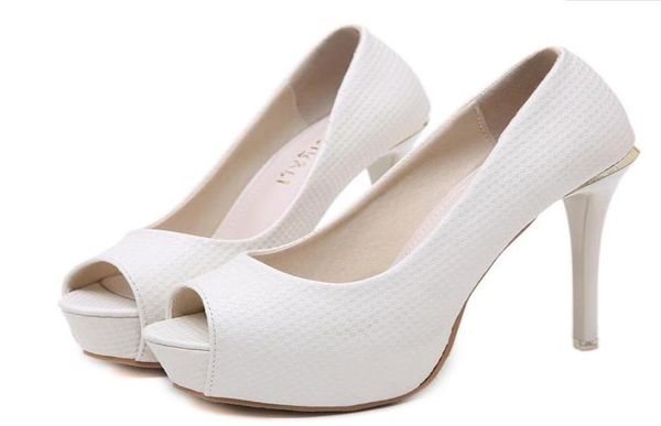 elegant white ivory peep toe platform high heels pumps bride bridesmaid wedding shoes 12cm size 34 to 405891455, Black
elegant white ivory peep toe platform high heels pumps bride bridesmaid wedding shoes 12cm size 34 to 405891455, Black