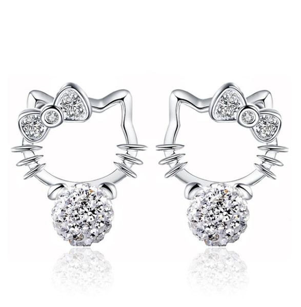 s925 sterling silver earrings cute sweet kitt cat designer stud earrings with crystal cz diamond pearl jewelry for women7505641, Golden;silver
s925 sterling silver earrings cute sweet kitt cat designer stud earrings with crystal cz diamond pearl jewelry for women7505641, Golden;silver