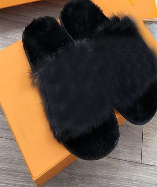 2021 new temperament women winter plush slippers indoor le shoes warm fox fur slippers for women slides flip flops 2803618, Black
2021 new temperament women winter plush slippers indoor le shoes warm fox fur slippers for women slides flip flops 2803618, Black