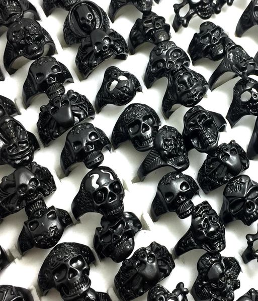 bulk lots 50pcs styles mixed black plated skull skeleton gothic ring whole man boy punk cool rocker metal rings new arrival je9576180, Golden;silver
bulk lots 50pcs styles mixed black plated skull skeleton gothic ring whole man boy punk cool rocker metal rings new arrival je9576180, Golden;silver