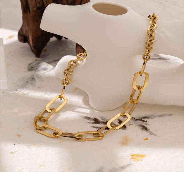 designer necklace luxury jewelry 2021 stainless steel punk hip hop rock metal statement texture chain collar fashion party gift1035357, Silver
designer necklace luxury jewelry 2021 stainless steel punk hip hop rock metal statement texture chain collar fashion party gift1035357, Silver