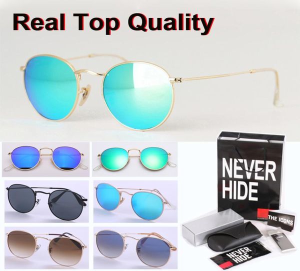 round sunglasses men women brand design glass lens driving glasses goggle with original box packages accessories ev8887915, White;black
round sunglasses men women brand design glass lens driving glasses goggle with original box packages accessories ev8887915, White;black