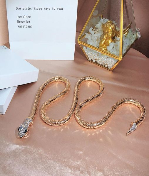 golden snake necklace brand pure jewelry for women snake pendants thick necklace fine custom luxurious animal bracelet waistba5441547, Golden;silver
golden snake necklace brand pure jewelry for women snake pendants thick necklace fine custom luxurious animal bracelet waistba5441547, Golden;silver