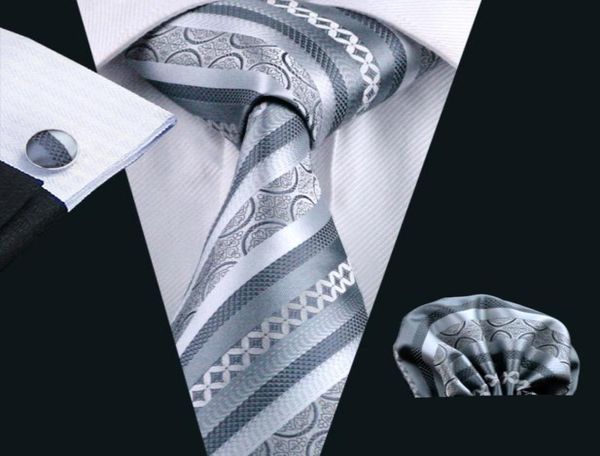 tie set for men gray stripe hankerchief cufflinks jacquard woven mens tie set business work formal wedding n05897814794, Black;blue
tie set for men gray stripe hankerchief cufflinks jacquard woven mens tie set business work formal wedding n05897814794, Black;blue
