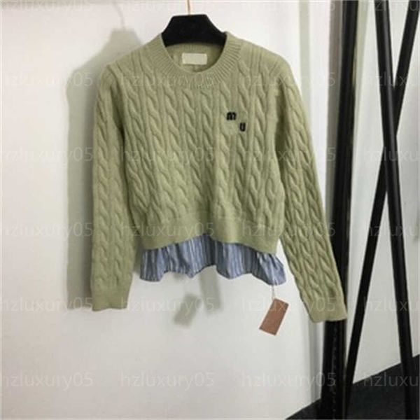 sweaters womens designer jumper women knit chest embroidered letter fake two piece striped patchwork pullover knitwear fashion designer swe, White;black
sweaters womens designer jumper women knit chest embroidered letter fake two piece striped patchwork pullover knitwear fashion designer swe, White;black