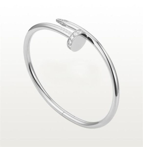 nail bracelet designer bracelets luxury jewelry for women bangle fashion accessories titanium steel alloy goldplated craft never 1444066, White
nail bracelet designer bracelets luxury jewelry for women bangle fashion accessories titanium steel alloy goldplated craft never 1444066, White