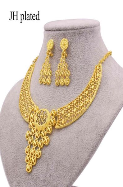 jewelry sets dubai 24k gold color ornament for women necklace earrings african wedding bridal party luxury gifts jewellery set53589902196, Black
jewelry sets dubai 24k gold color ornament for women necklace earrings african wedding bridal party luxury gifts jewellery set53589902196, Black