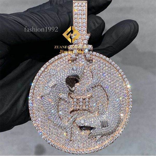 Custom Personal Buss Down 3D Hip Hop Pendant Jewelry Sier Iced Out Vvs Moissanite Circle Pendant Necklace Men
Custom Personal Buss Down 3D Hip Hop Pendant Jewelry Sier Iced Out Vvs Moissanite Circle Pendant Necklace Men