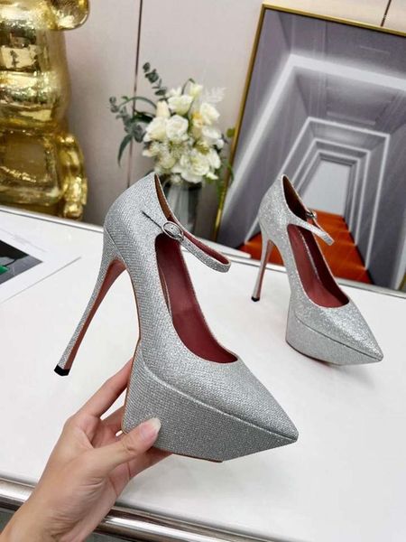 dress shoes women's single shoe thick soled platform stiletto heel buckle pointed leather super high heels female, Black
dress shoes women's single shoe thick soled platform stiletto heel buckle pointed leather super high heels female, Black