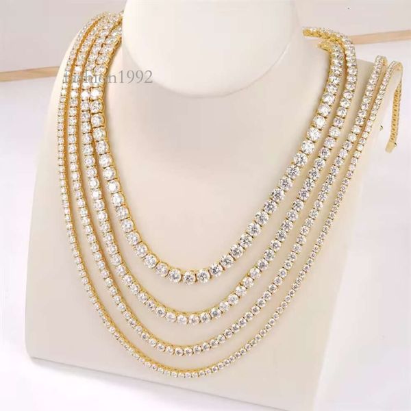 Master Rocks Jewelry Hip Hop Necklace 14K Solid Gold Iced Out 4Mm Vvs Moissanite Tennis Chain
Master Rocks Jewelry Hip Hop Necklace 14K Solid Gold Iced Out 4Mm Vvs Moissanite Tennis Chain