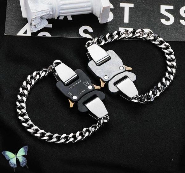 1017 alyx 9sm buckle bracelets titanium steel metal button alyx riverlink bracelet q071773399465656422, Black
1017 alyx 9sm buckle bracelets titanium steel metal button alyx riverlink bracelet q071773399465656422, Black