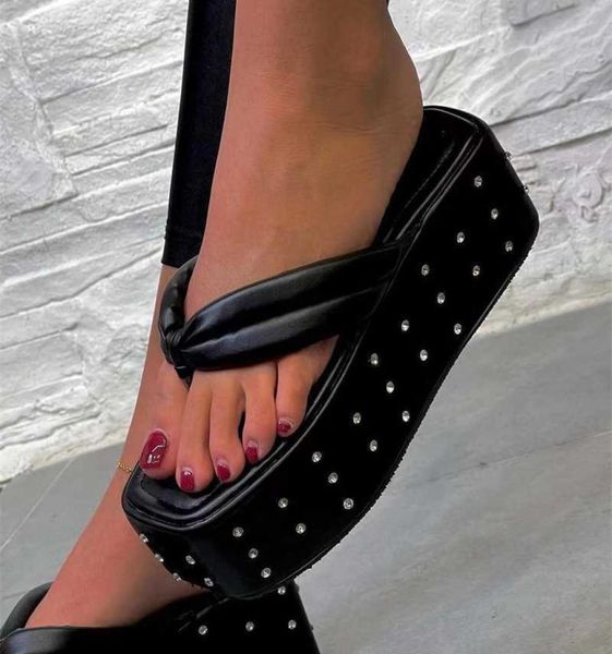 womens slippers 2023 summer designer flip flops external slope heel thick bottom sandals herringbone slides heel shoes6180880, Black
womens slippers 2023 summer designer flip flops external slope heel thick bottom sandals herringbone slides heel shoes6180880, Black