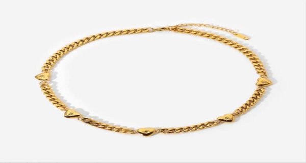 2022 new ins style tennis with the same titanium steel 18k goldplated stainless steel three love inlaid zirconium cuban chain nec2603224, Black
2022 new ins style tennis with the same titanium steel 18k goldplated stainless steel three love inlaid zirconium cuban chain nec2603224, Black