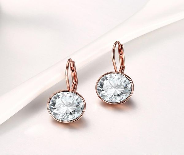 dange earrings new white bella for women crystal from rovski fashion round earrings wedding jewelry gift5857446, Silver
dange earrings new white bella for women crystal from rovski fashion round earrings wedding jewelry gift5857446, Silver