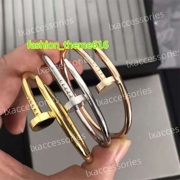 love gold bracelet nail bracelet designer bangles for women mens stainless steel alloy armband pulsera pulseras plated gold silver rose jewe, Black
love gold bracelet nail bracelet designer bangles for women mens stainless steel alloy armband pulsera pulseras plated gold silver rose jewe, Black
