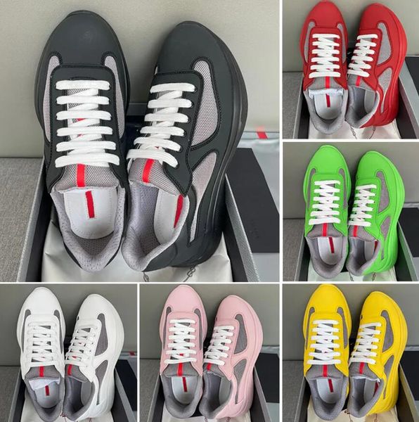 americas cup men sneakers shoes luxury designer breathable mesh soft rubber bike trainers technical fabric calfskin casual walking blue blac, Black
americas cup men sneakers shoes luxury designer breathable mesh soft rubber bike trainers technical fabric calfskin casual walking blue blac, Black
