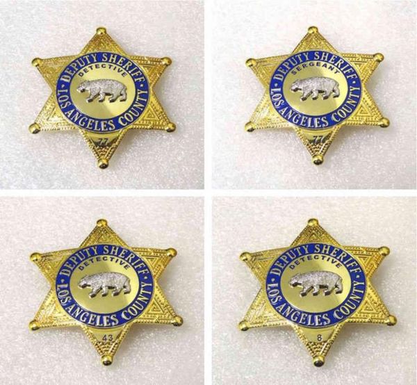 1pcs us los angeles county detective badge movie cosplay prop pin brooch shirt lapel decor women men halloween gift8634110, Gray
1pcs us los angeles county detective badge movie cosplay prop pin brooch shirt lapel decor women men halloween gift8634110, Gray