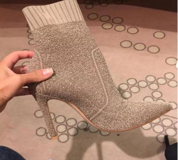 style pointy toe sock boots knitted stretch high heels women boots 2019 fashion ankle boots for women winter shoes 1h589904005, Black
style pointy toe sock boots knitted stretch high heels women boots 2019 fashion ankle boots for women winter shoes 1h589904005, Black