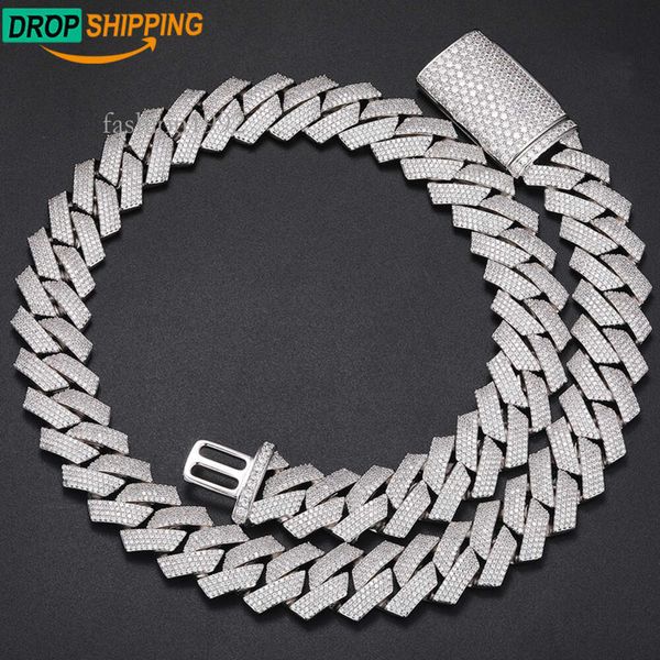 Dropshipping Pass Diamond Tester 20Mm 4 Rows Vvs Moissanite Diamond Sterling Sier Miami Cuban Link Chain Necklace
Dropshipping Pass Diamond Tester 20Mm 4 Rows Vvs Moissanite Diamond Sterling Sier Miami Cuban Link Chain Necklace