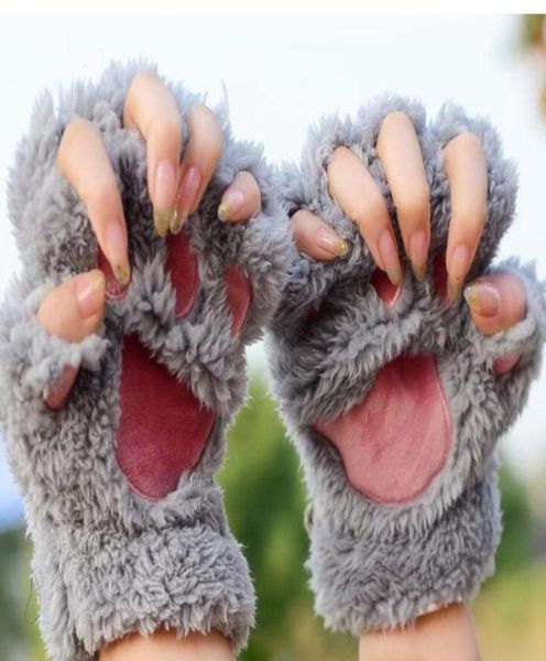 women girls lovely winter warm fingerless gloves fluffy bear cat plush paw claw half finger gloves mitten new gb13248432022, Blue;gray
women girls lovely winter warm fingerless gloves fluffy bear cat plush paw claw half finger gloves mitten new gb13248432022, Blue;gray