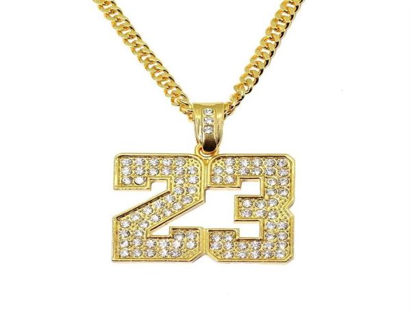 hip hop number 23 diamonds pendant necklaces for men golden silver alloy rhinestone luxury necklace cuban link chain fashion jewel2572156
hip hop number 23 diamonds pendant necklaces for men golden silver alloy rhinestone luxury necklace cuban link chain fashion jewel2572156